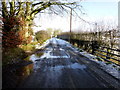 Wintry along Church Road, Raw