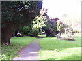 Path in Churchyard of St Stephens, Llanstepahn