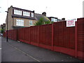 Back garden fence, Normanshire Drive, Chingford