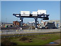 TM2832 : Cranes at the railhead, Port of Felixstowe by Chris Holifield