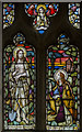 Stained glass window, St Michael