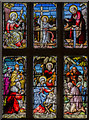 Stained glass window, St Mary