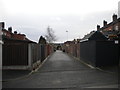 Back alley off Church Street, South Elmsall