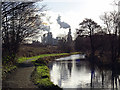 On the tow path of the Llangollen Canal