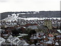 TV5999 : Snow over Eastbourne Old Town by PAUL FARMER