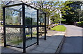 Bus shelter on the Main Street, Biggin