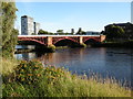 Pipe Bridge and Tidal Weir, River Clyde