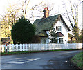 Former gate lodge by the junction of High Ash and Church roads