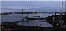 NT1380 : The Forth bridges at dusk by Thomas Nugent