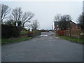 Cotton Hall Farm entrance