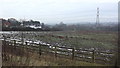 A wintry field to the north of Glenfield