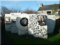 Artwork display at Gwennap Pit, St Day