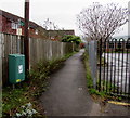 Path past the northern edge of Maidenhill School, Stonehouse