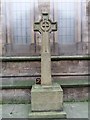 SE3131 : St Mary's Church, Hunslet: war memorial cross by Stephen Craven