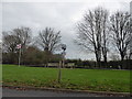 Crowhurst, Surrey: village boundary sign (II)