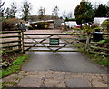 Entrance gate to the Picton Gardens & Old Court Nurseries, Colwall