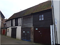 TF4609 : Old barn in New Inn Yard, Wisbech by Richard Humphrey
