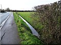 Ditch with water, west side Kellington Lane