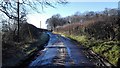 Icy Road near Hastoe