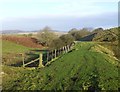 Embankment on the old Northumberland Central Railway