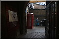 View of a K6 telephone box from the Camden Stables Market