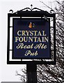 Crystal Fountain (2) - sign, 35 St. John