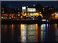 Thames night view of "The Star and Garter", Putney