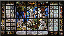 TQ2982 : St Pancras, Euston Road, NW1 - Stained glass window by John Salmon