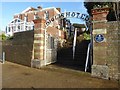 Entrance to the Diglis Hotel