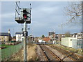 Level crossing near Filey Railway Station