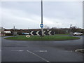 Roundabout on the A165, Lebberston