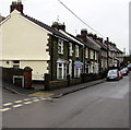 Station Road houses NW of Russell Street, Brithdir