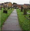 Churchyard path, Rogiet