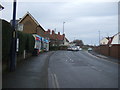 Bus stop on Scarborough Road, Filey