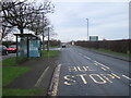 Bus stop and shelter on Scarborough Road (A1039), Filey