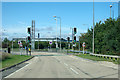 Slip road off A13 to Ferry Lane