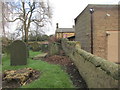 The churchyard wall, Handsworth