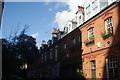 View of the rear of houses on Tite Street from Clover Mews