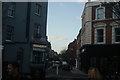 View up Elystan Street from Markham Street