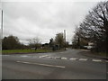 Castle Drive at the junction of Dovers Green Road