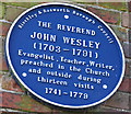 John Wesley has been here!