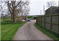 Driveway to rear of properties