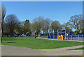 Play equipment at Richmond Park