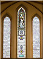 SK9772 : West window, St Nicholas' church, Lincoln by Julian P Guffogg