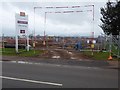 Building site entrance, Kempsey