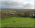 Looking down on Pass Vale Farm