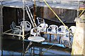 Chairs in Bowbridge Lock