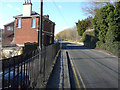 Looking west-northwest along London Road