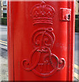 TA1867 : Cypher, Edward VII postbox on Trinity Road, Bridlington by JThomas