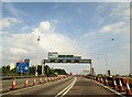 A282  approaching  M25  northbound